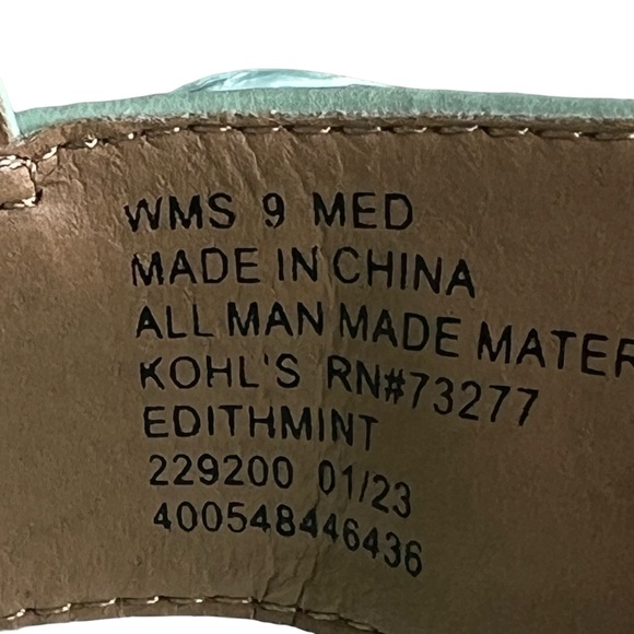 SO EDITH Band Sling Back Sandals - Picture 10 of 11